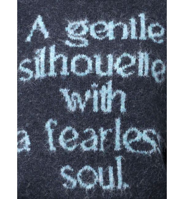 MURUA「フレーズカラーロゴニット」|ニット・セーター|