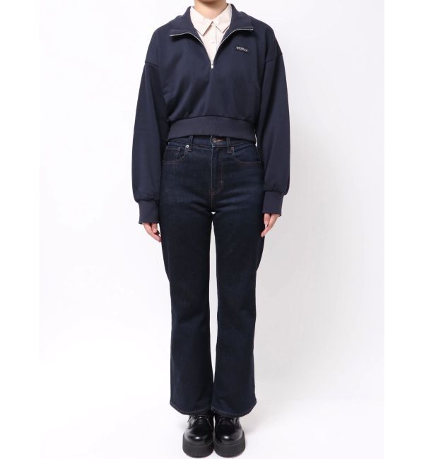 MURUA「シャツレイヤードハーフジップスウェット」|スウェット・ジャージ|