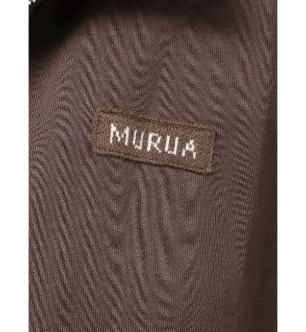MURUA「シャツレイヤードハーフジップスウェット」|スウェット・ジャージ|