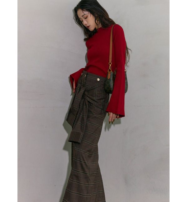 MURUA「【YUKKOコラボ】2WAYシャツライクジャンスカ」|ジャンパースカート|