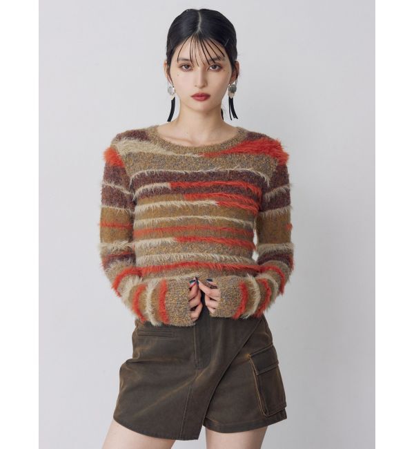 MURUA「ミックスエレメントニット」|ニット・セーター|