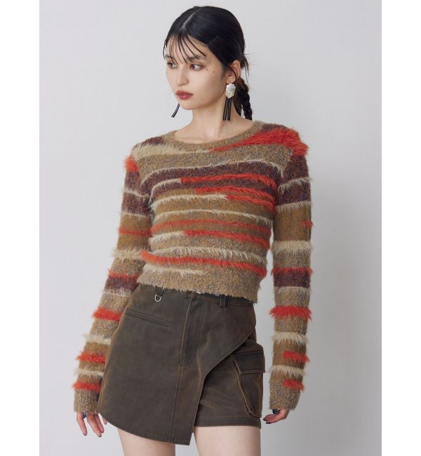 MURUA「ミックスエレメントニット」|ニット・セーター|