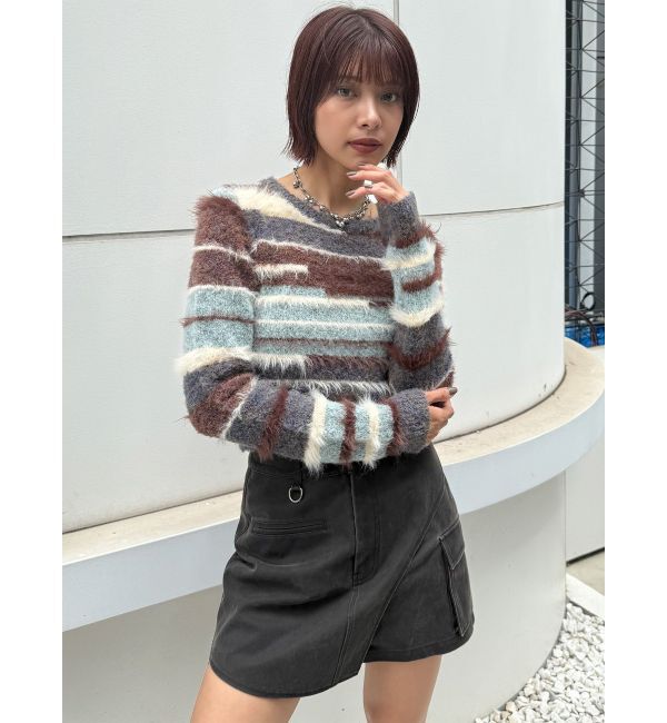 MURUA「ミックスエレメントニット」|ニット・セーター|