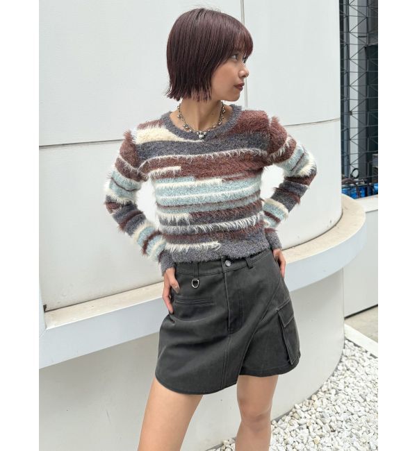 MURUA「ミックスエレメントニット」|ニット・セーター|