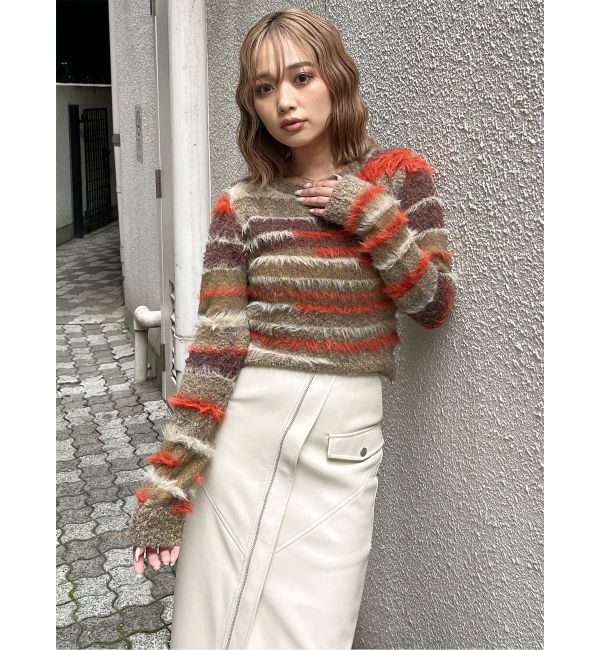 MURUA「ミックスエレメントニット」|ニット・セーター|