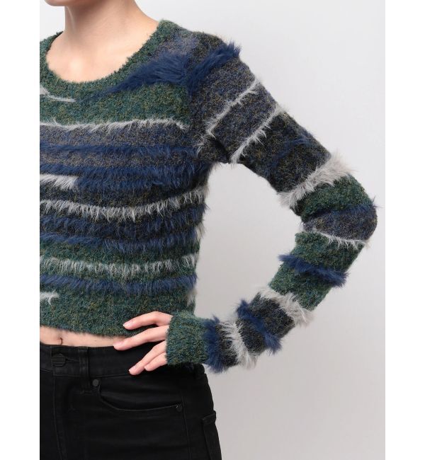 MURUA「ミックスエレメントニット」|ニット・セーター|