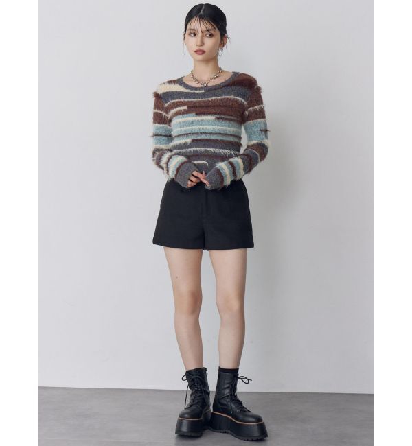 MURUA「ミックスエレメントニット」|ニット・セーター|