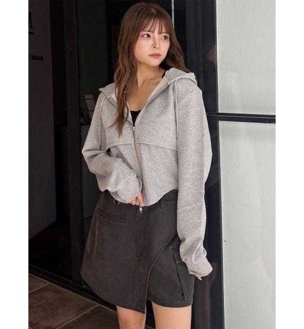 MURUA「ZIPフーディー」|パーカー|