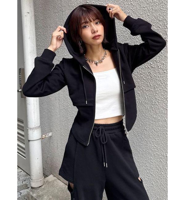 MURUA「ZIPフーディー」|パーカー|