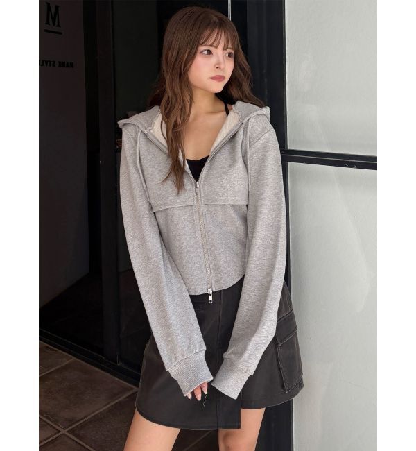 MURUA「ZIPフーディー」|パーカー|