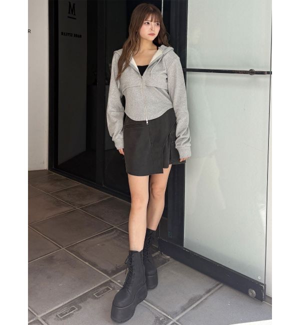 MURUA「ZIPフーディー」|パーカー|