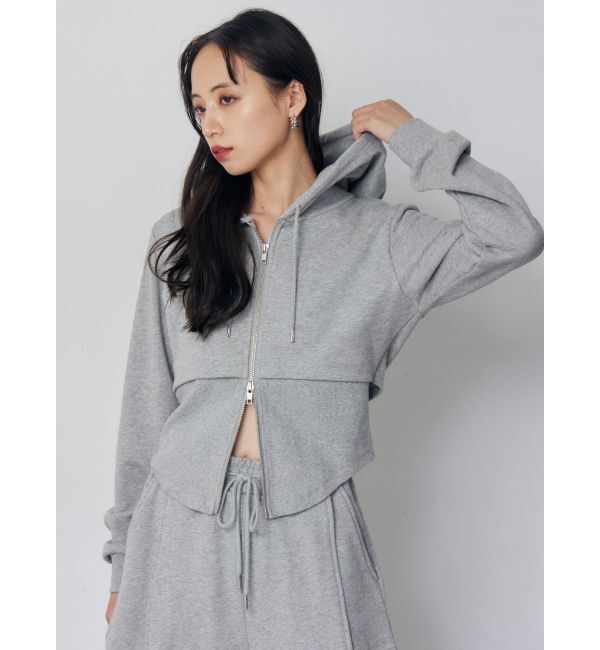 MURUA「ZIPフーディー」|パーカー|