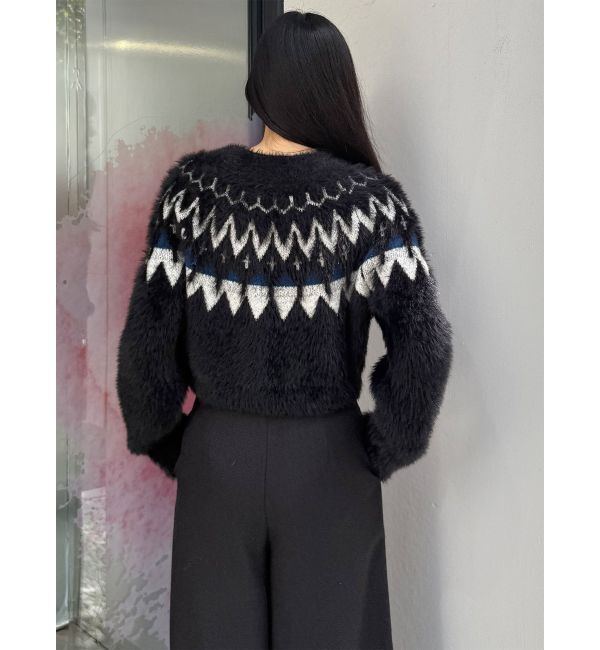 MURUA「ノルディッククロップドニット」|ニット・セーター|