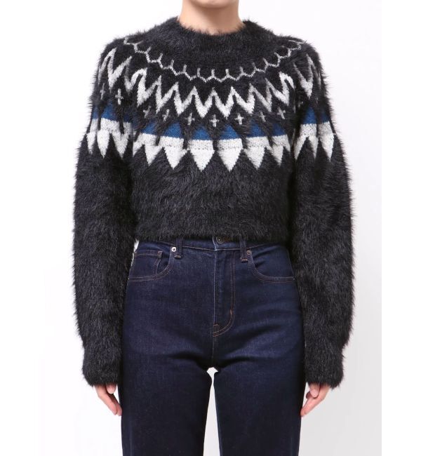 MURUA「ノルディッククロップドニット」|ニット・セーター|