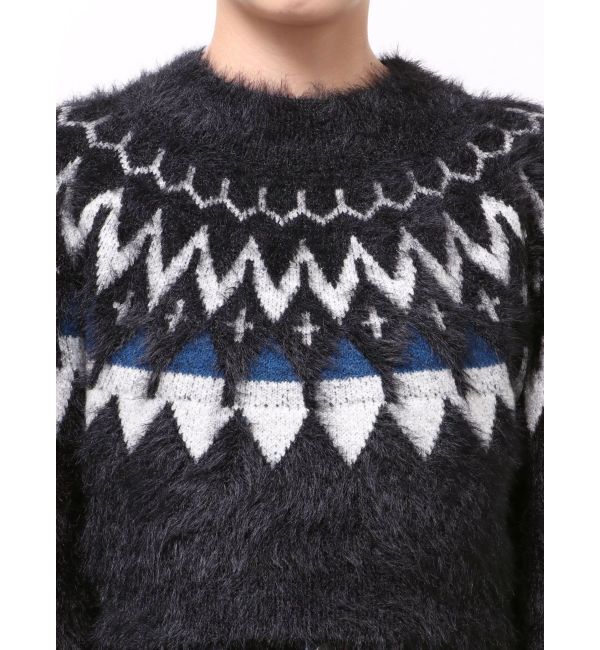 MURUA「ノルディッククロップドニット」|ニット・セーター|