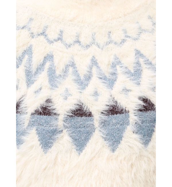 MURUA「ノルディッククロップドニット」|ニット・セーター|