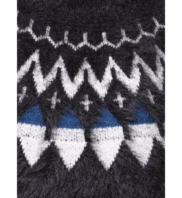 MURUA「ノルディッククロップドニット」|ニット・セーター|