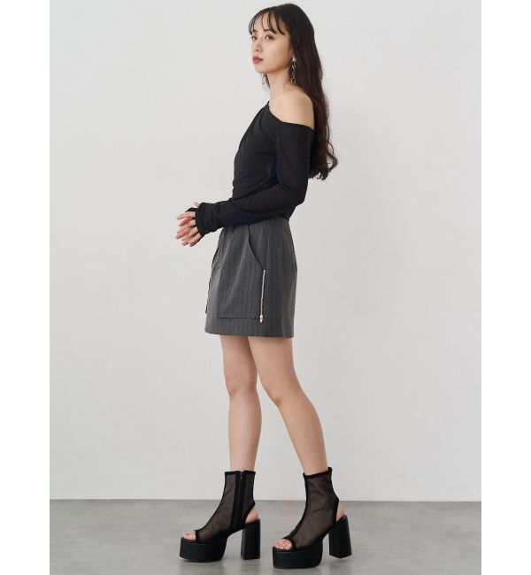 MURUA「サイドジップカーゴスカート」|スカート|