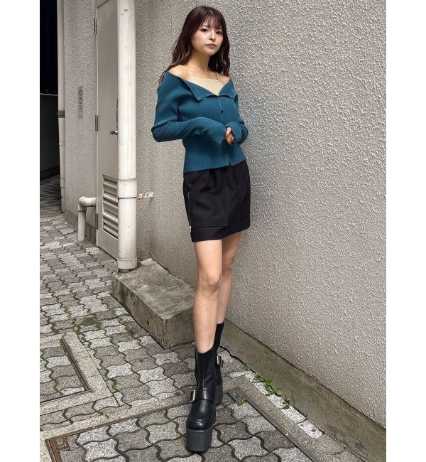 MURUA「サイドジップカーゴスカート」|スカート|