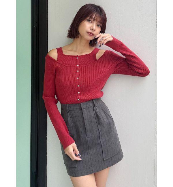 MURUA「サイドジップカーゴスカート」|スカート|