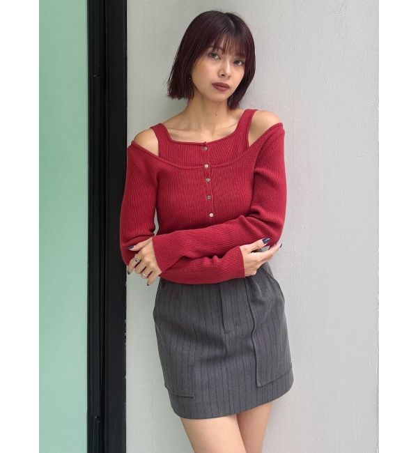 MURUA「サイドジップカーゴスカート」|スカート|