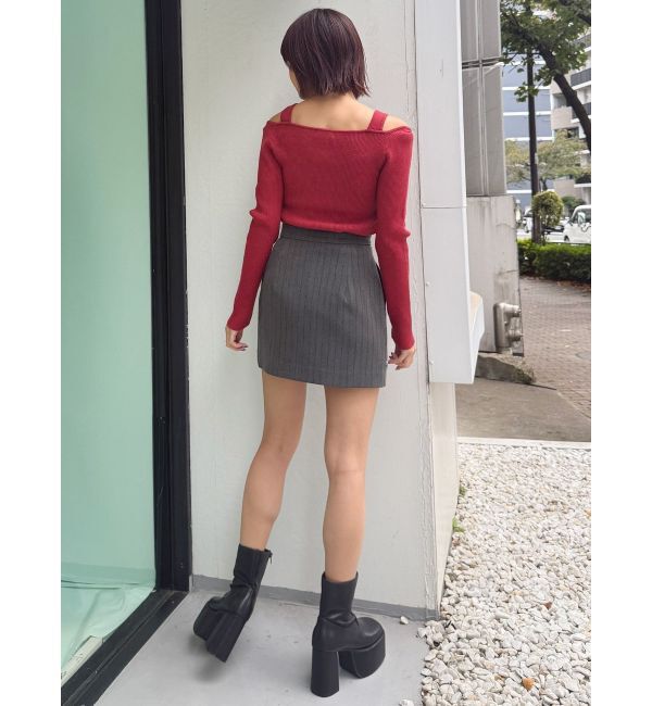 MURUA「サイドジップカーゴスカート」|スカート|