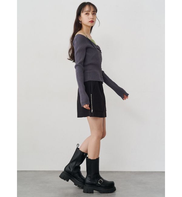 MURUA「サイドジップカーゴスカート」|スカート|