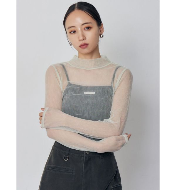 MURUA「ロゴプレートスクエアキャミ」|キャミソール|