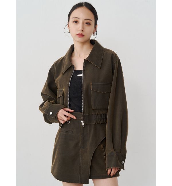 MURUA「ロゴプレートスクエアキャミ」|キャミソール|