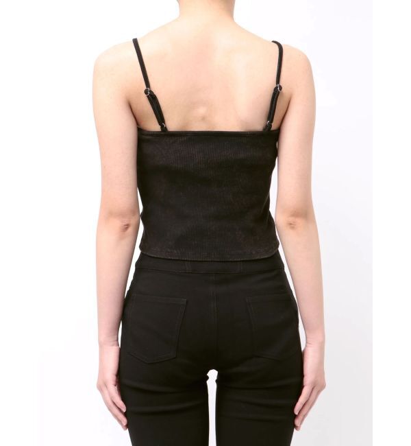 MURUA「ロゴプレートスクエアキャミ」|キャミソール|