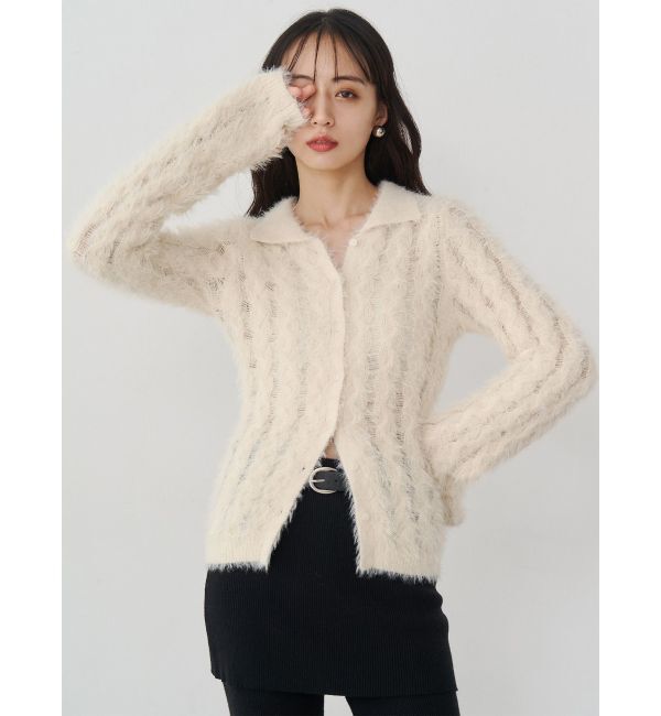 MURUA「ウェーブポロニット」|ニット・セーター|