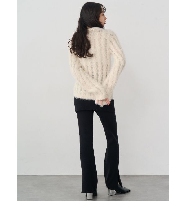 MURUA「ウェーブポロニット」|ニット・セーター|