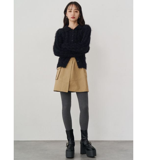 MURUA「ウェーブポロニット」|ニット・セーター|