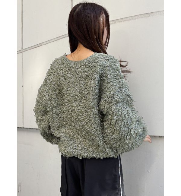 MURUA「ループヤーンボリュームスリーブニット」|ニット・セーター|
