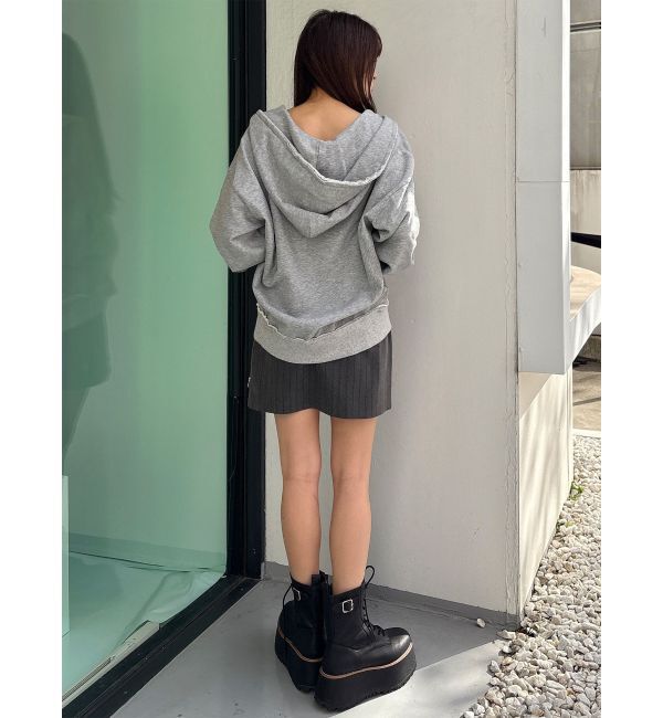 MURUA「ジップルーズフーディ」|パーカー|