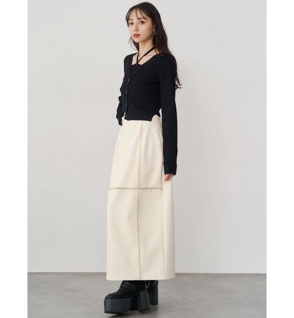 MURUA「ホルタードッキングトップス」|ニット・セーター|