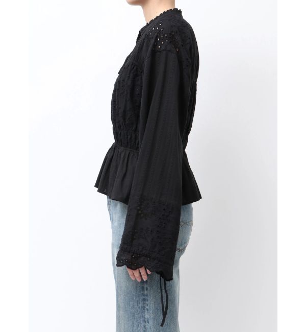 Ungrid「カットワークレースコンビブラウス」|シャツ・ブラウス|