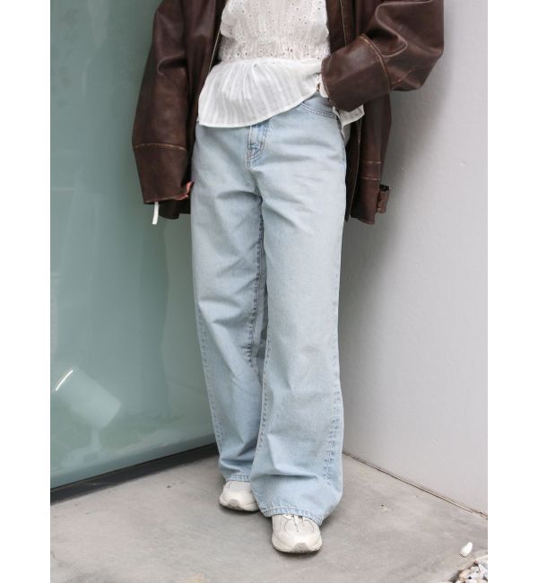 Ungrid「ヴィンテージルーズワイドデニム」|デニム|