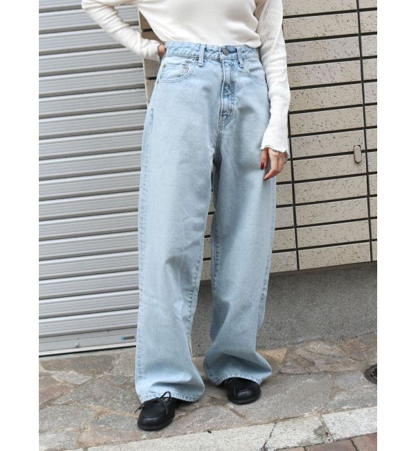 Ungrid「ヴィンテージルーズワイドデニム」|デニム|