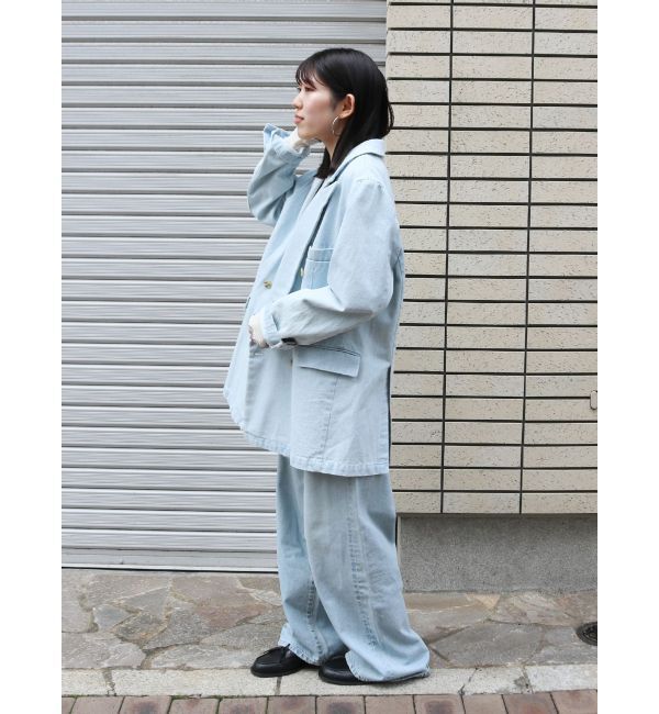 Ungrid「ヴィンテージルーズワイドデニム」|デニム|