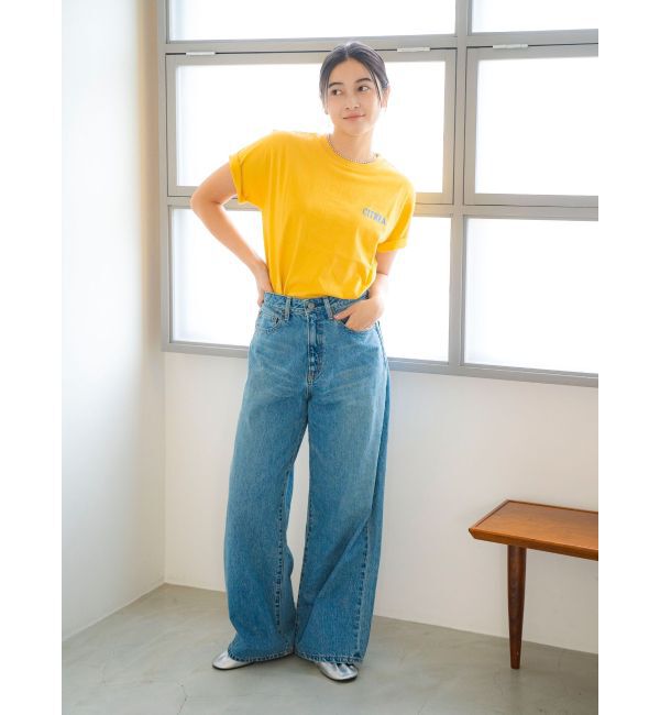 Ungrid「ヴィンテージルーズワイドデニム」|デニム|