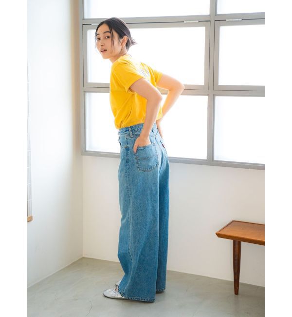 Ungrid「ヴィンテージルーズワイドデニム」|デニム|