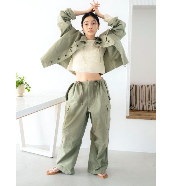 Ungrid「WAIPER別注 ミリタリーオーバーパンツ」|その他|