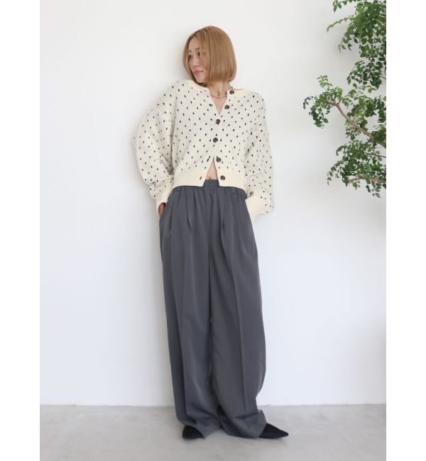 Ungrid「タックデザインラフパンツ」|その他|