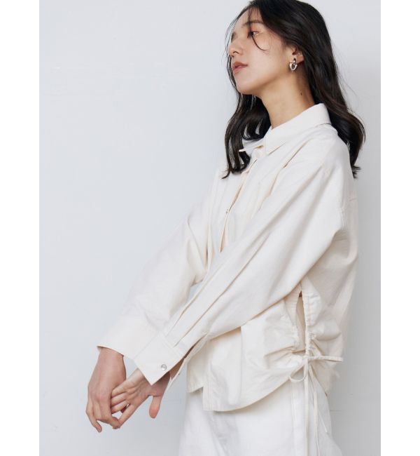 LAGUNAMOON「【WEB限定】サイドドロストシャツ」|シャツ・ブラウス|