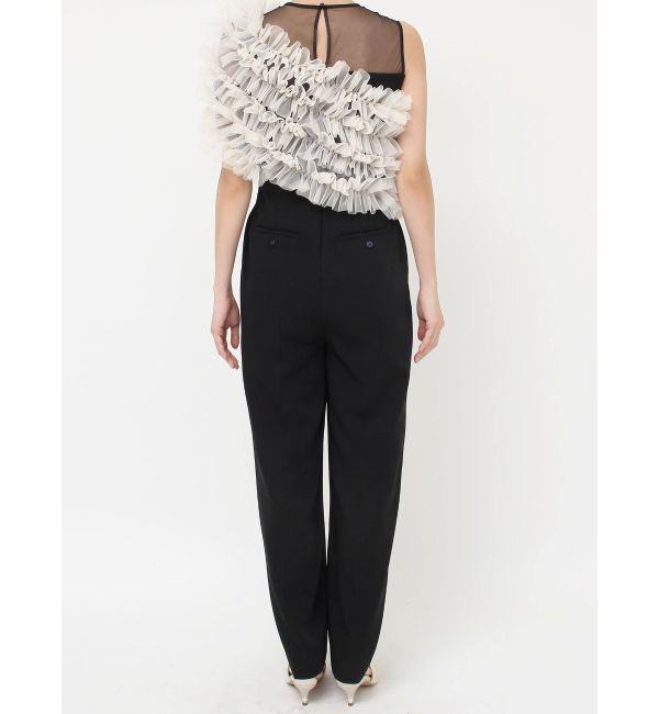 LAGUNAMOON「LADYチュールオフショルパンツドレス」|ドレス|