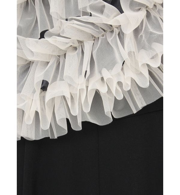 LAGUNAMOON「LADYチュールオフショルパンツドレス」|ドレス|