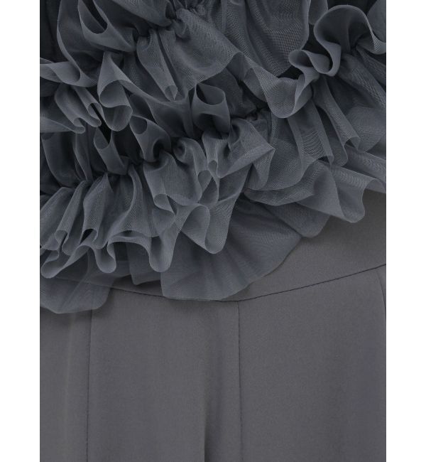 LAGUNAMOON「LADYチュールオフショルパンツドレス」|ドレス|