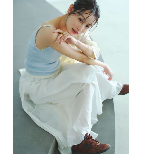 LAGUNAMOON「ボートネックニットタンク」|タンクトップ|