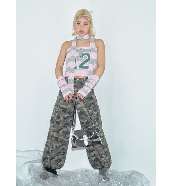 EVRIS「カモフラパイピイングショルダーBAG」|ショルダー・メッセンジャー|